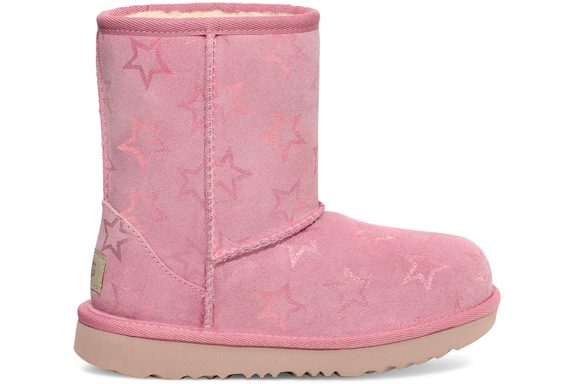 UGG Classic II Iridescent Stars Boot Dusty Orchid Pink Iridescent (Kids)