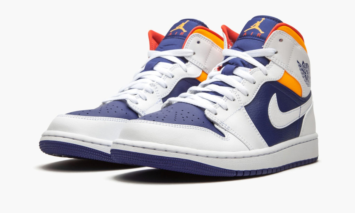 Air Jordan 1 Mid “Royal Blue / Laser Orange”