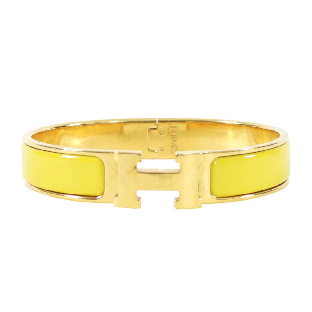 18K Clic Hermes Yellow Bracelet
