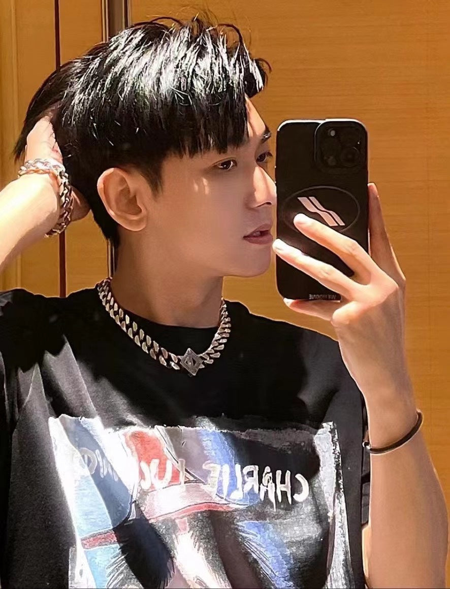 18K Dior Diamond Chain Necklace