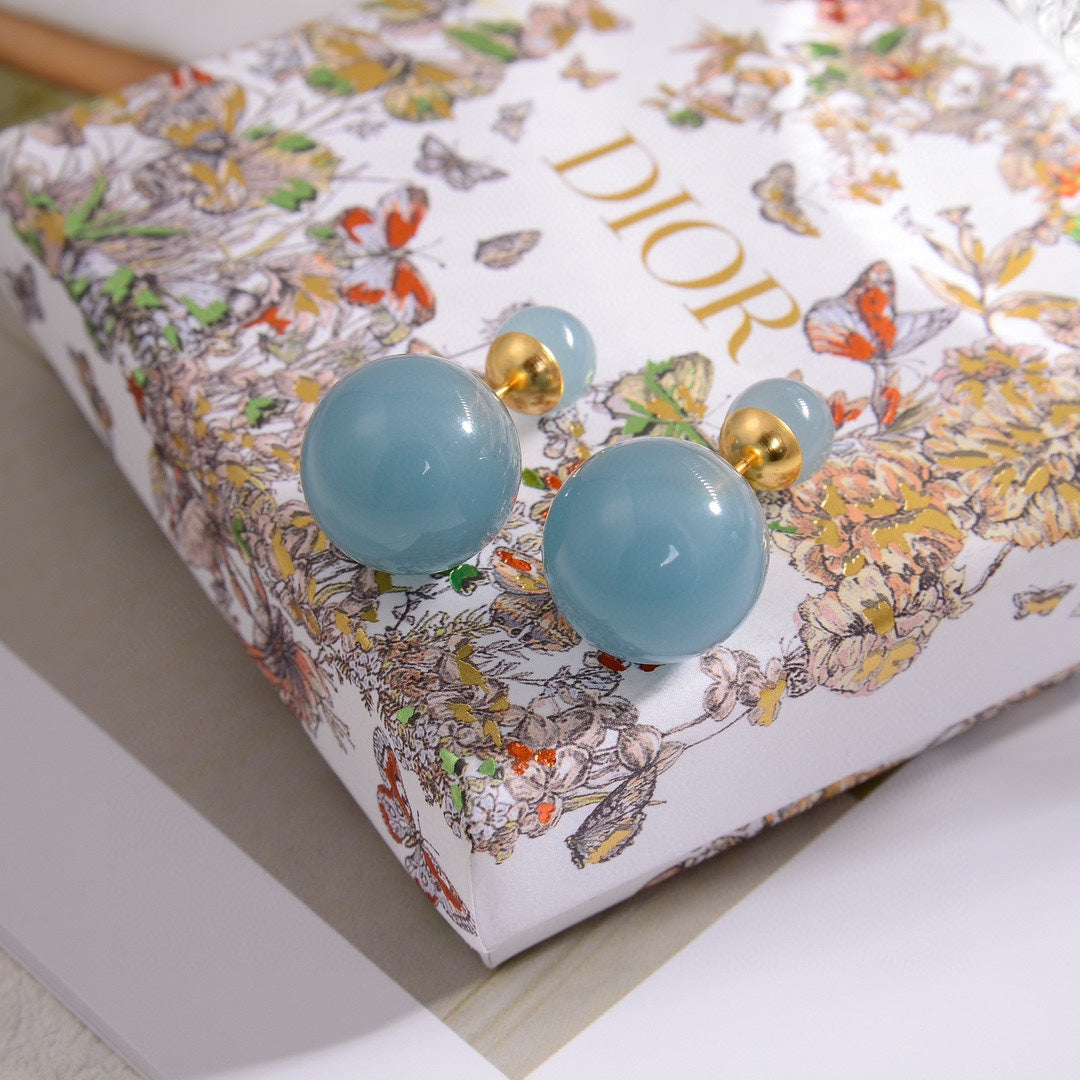 18K Dior Tribales Color Earrings