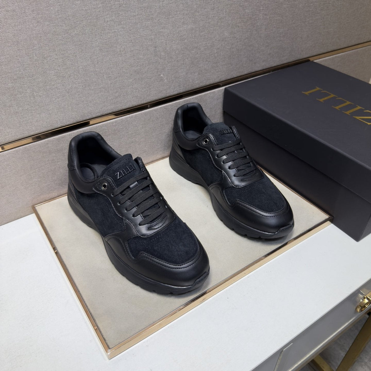 ZILLI Men's Paneled Low-Top Sneakers — hero