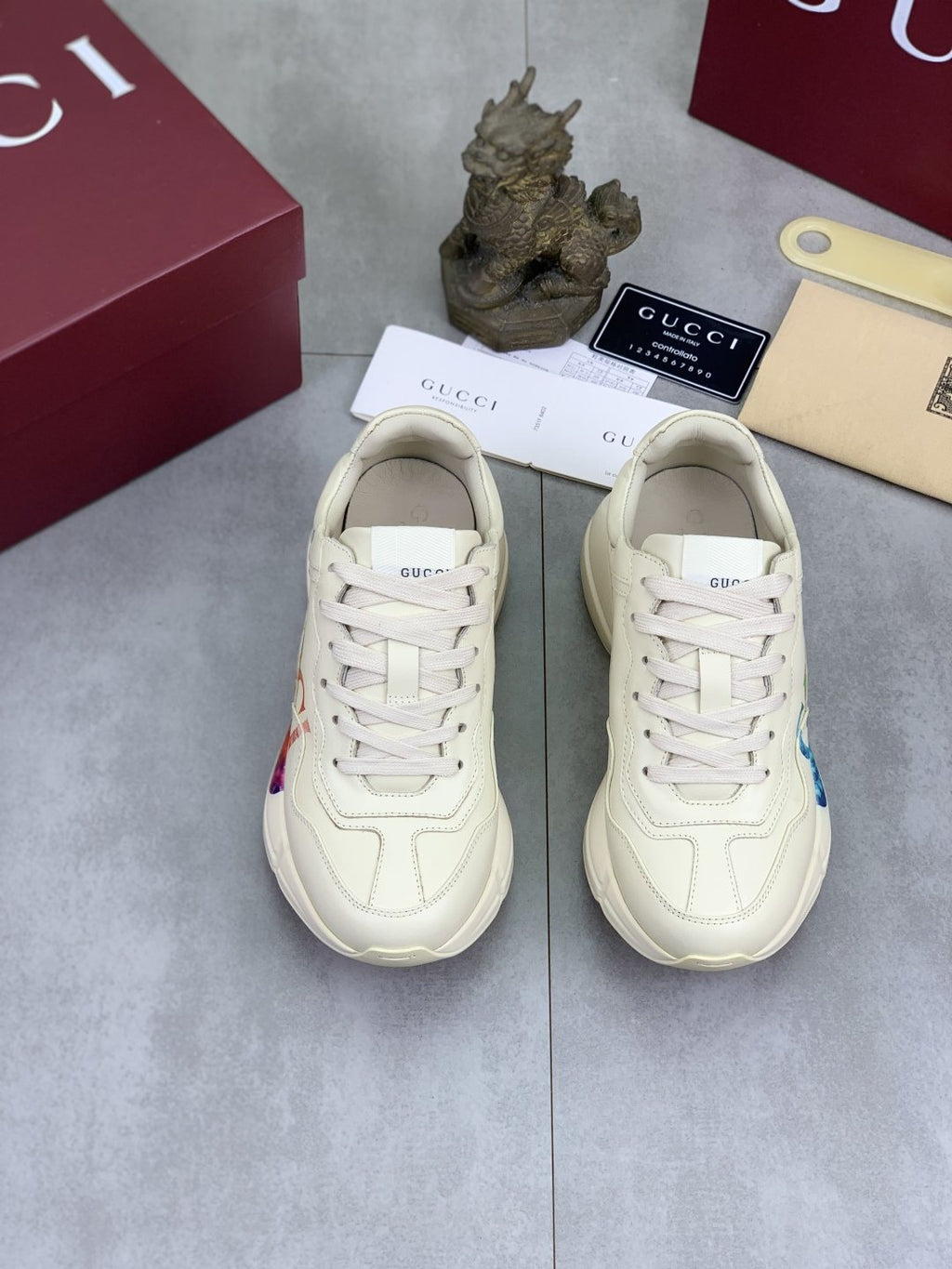 Gucci Multicolor Accent Chunky Sneakers — front
