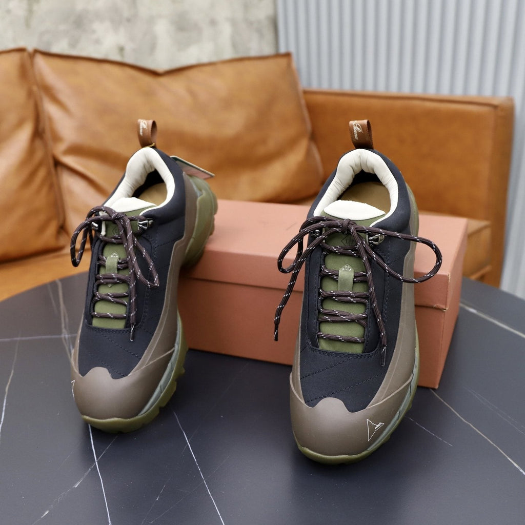 Loro Piana Week End Walk Panel Sneakers — front