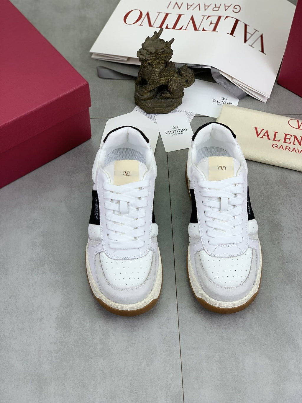 Valentino Color-Block Low-Top Sneakers — front