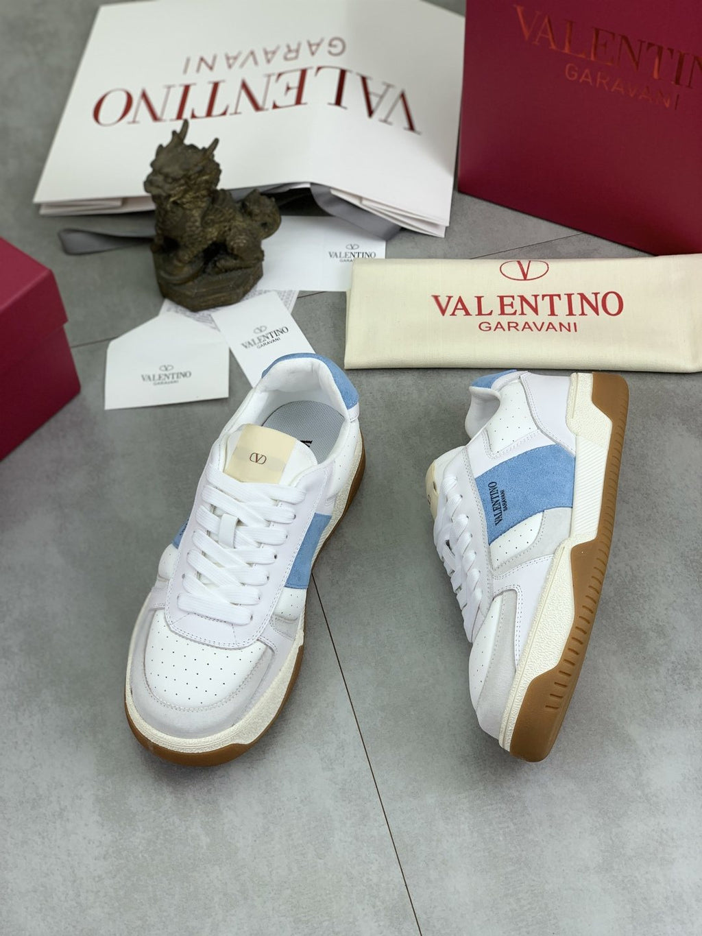 Valentino Color-Block Low-Top Sneakers — front