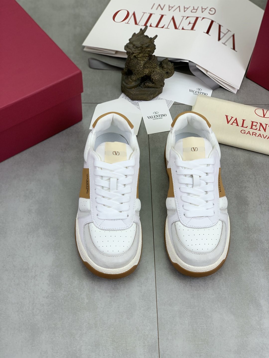 Valentino Color-Block Low-Top Sneakers — front