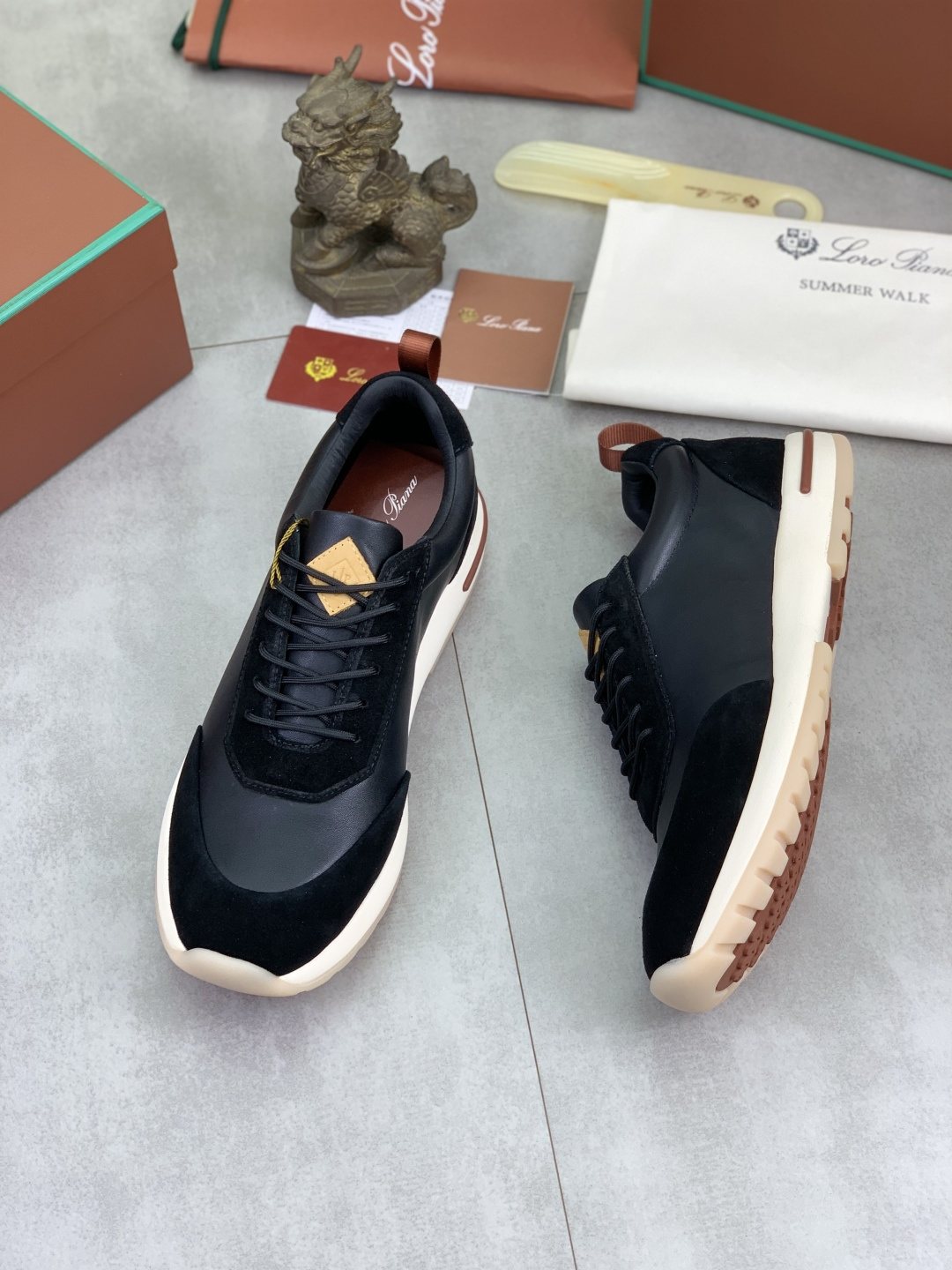 Loro Piana Week End Walk Men's Sneakers — front