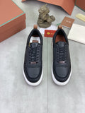 Loro Piana Paneled Low-Top Sneakers — front