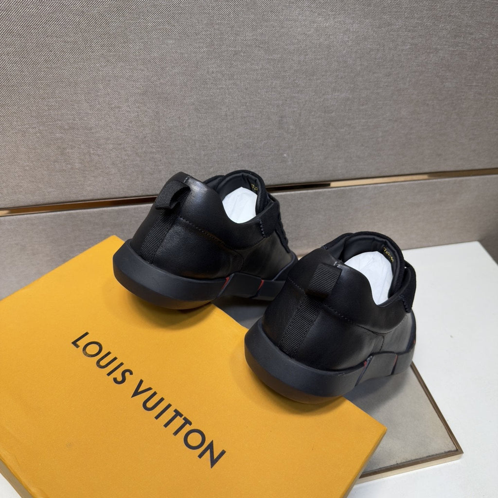 Louis Vuitton Men's Paneled Low-Top Sneakers — back