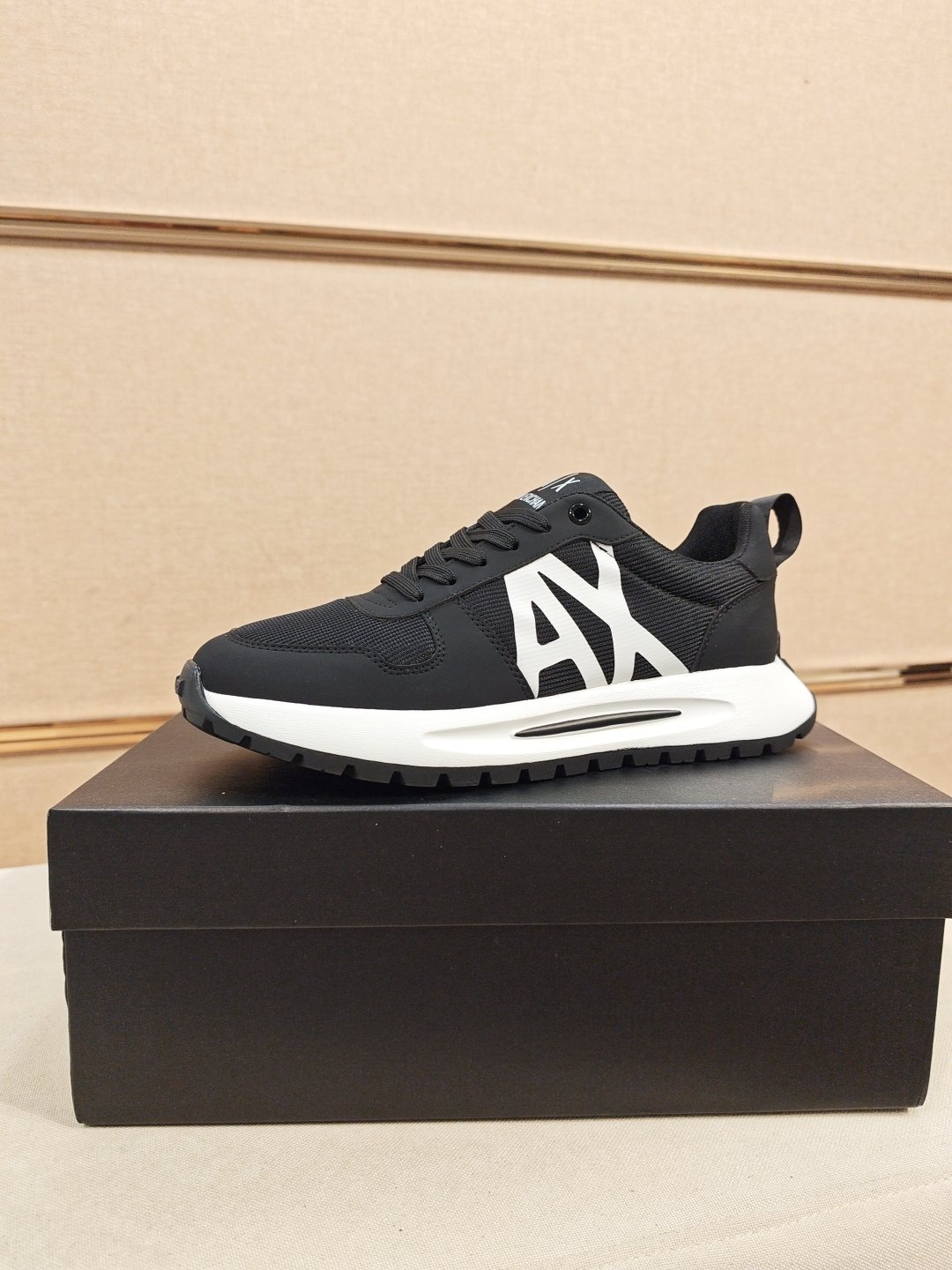 Armani A|X Graphic Lace-Up Sneakers — hero
