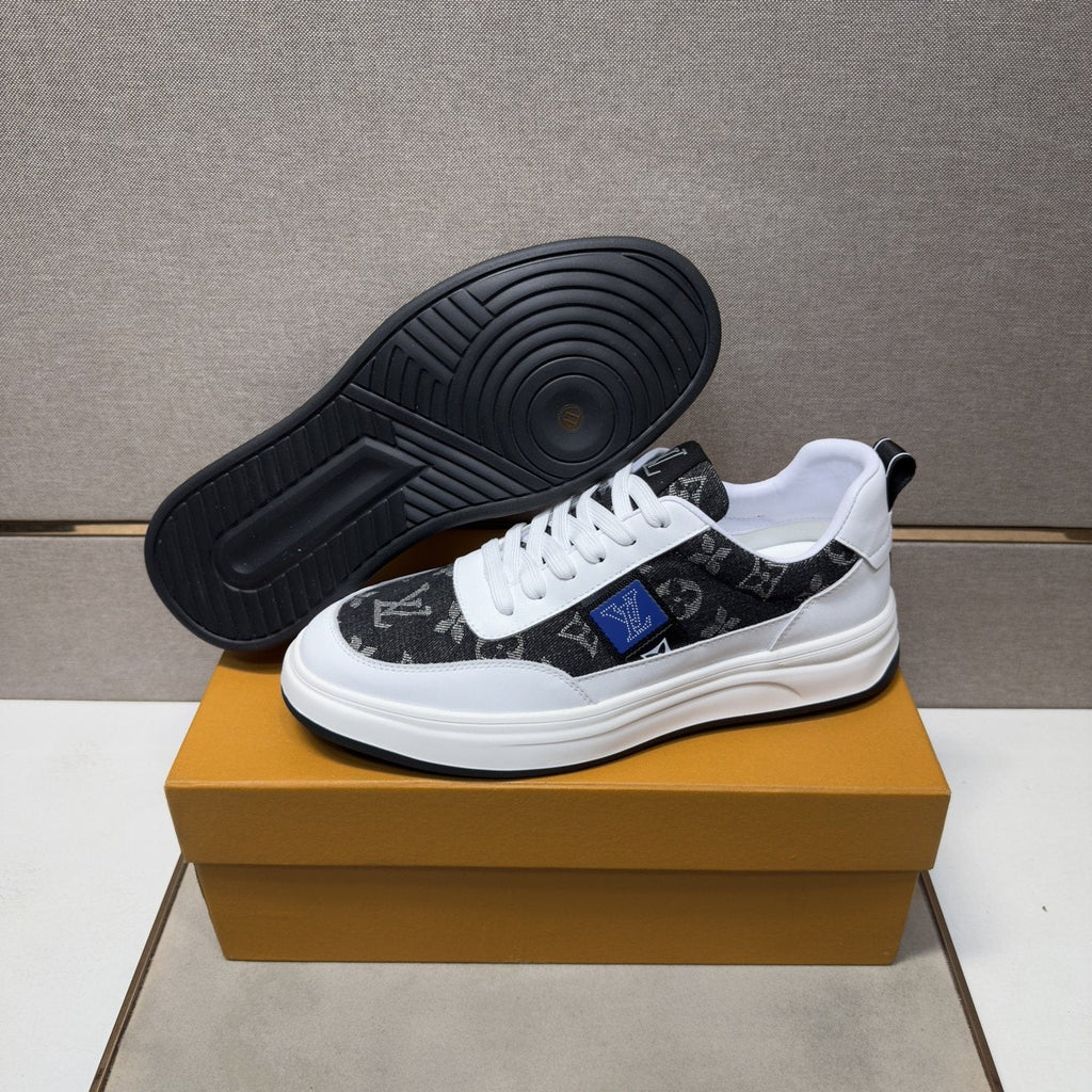 Louis Vuitton Patterned Low-Top Sneakers — side