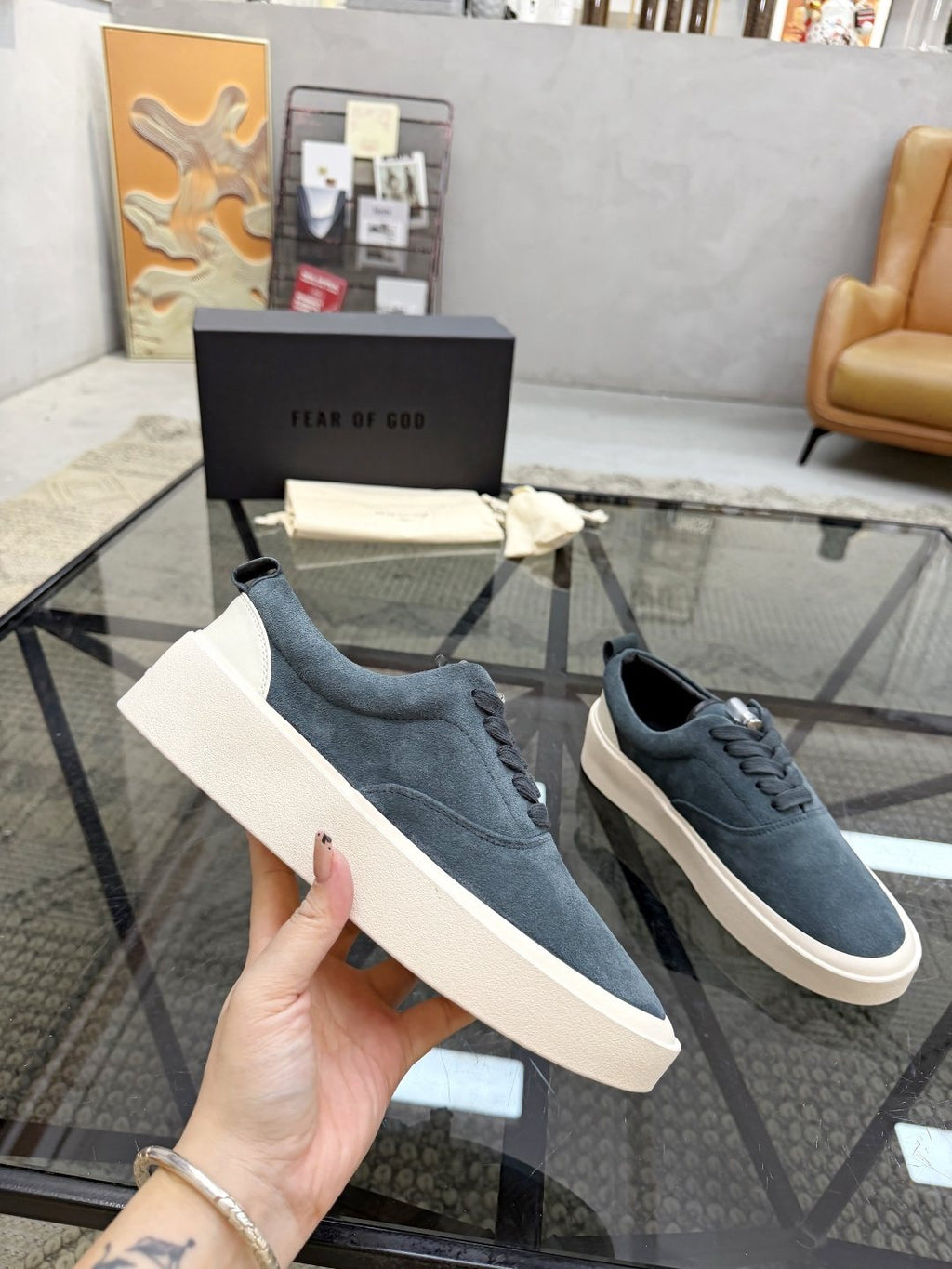 Fear of God Thick-Sole Low-Top Sneakers — model